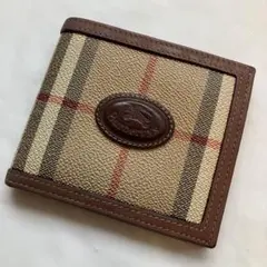 Burberrys バーバリー 二つ折り財布 ノバチェック ホースロゴ レザーのサムネイル