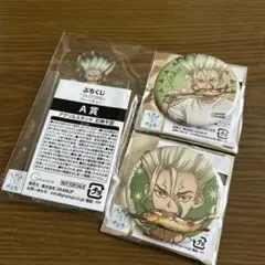 ② Dr.STONE ぷちくじ 石神千空 缶バッジ アクリルスタンド セット