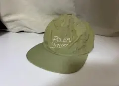 美品　POLER ポーラー　モスグリーン　オリーブグリーン　速乾素材　キャップのサムネイル