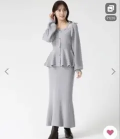 【メルカリ便】31 Sons de mode ワンピース　ニット　セットアップ