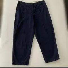 SM2 ネイビー カジュアルパンツ　七分丈　サマンサモスモス　レディース　L