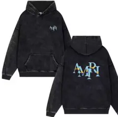 AMRI ブラック フーディ