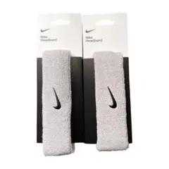 Nike ヘッドバンド 2個セット グレー