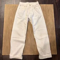 EDWIN 505 ホワイトデニム　W28 L35 オレンジタブ