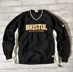 BRISTOL MOTOR SPEEDWAY Vネックナイロン プルオーバー