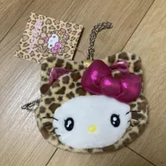 Sanrio サンリオ ギャルネコ フェイス形ポーチ キティ