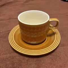 HORNSEA サフラン カップ&ソーサー 英国 ヴィンテージ