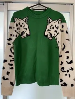 shein豹柄ニット