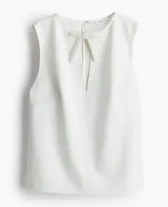H&M EDITIONリボンディテールトップス　新品タグ付