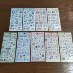 モフサンド ちいかわ クリアシール ９枚セット