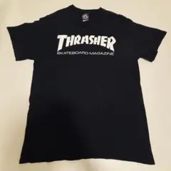 THRASHER スラッシャースケートボードマガジン Tシャツ 黒 サイズM