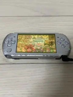 動作品 SONY PSP 3000 本体 シルバー②