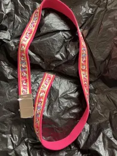 おしゃれキャットマリーちゃんバックルキャラクター柄ピンクベルト未使用