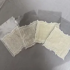 新品ベージュのコースター4枚セット