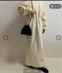 adam et rope アダムロペ　完売品　フォルムニットワンピース