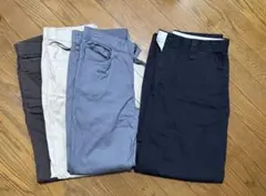 ユニクロ　パンツセット　スリムフィット チノパン ワイドパンツ