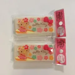 【匿名配送 新品】日焼けキティ アクセサリーケース 2個セット セリア