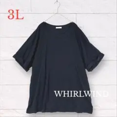 WHIRLWIND ウールウィンド 3L 半袖 Tシャツ 黒