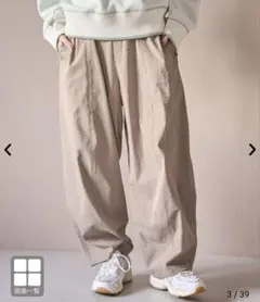 新品未使用　coen コーエン　ポリツイルコクーンパンツ　送料込