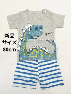 新品 キッズ セットアップ 80 恐竜 半袖 Tシャツ ハーフパンツ 夏 可愛い