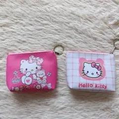 ハローキティ 小型ポーチ 2点セット