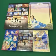 (10-168)Beauty and the Beast メモ用紙 5個セット