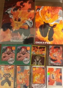 僕のヒーローアカデミア エンデヴァー ポストカード カード セット