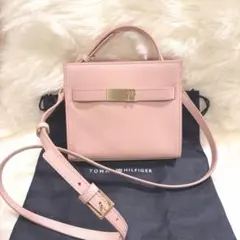 【完売色】Tommy Hilfiger ショルダーバッグ 2way ピンク