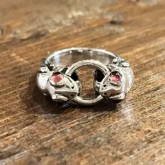 ○e.m. ○イーエム キュービックジルコニア シルバーリング てんとう虫