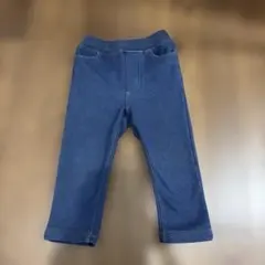 petit main デニム　パンツ 裏起毛