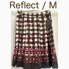 タグ付き未使用　Mサイズ　9号　リフレクト　スカート　柄物のサムネイル