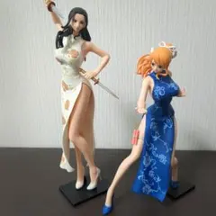 箱無し　GLITTER＆GLAMOURS カンフー ナミ ロビン 2体セット