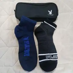 PLAYBOY ショートソックス 2足セット