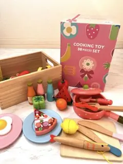 木のおもちゃ ごっこ遊び