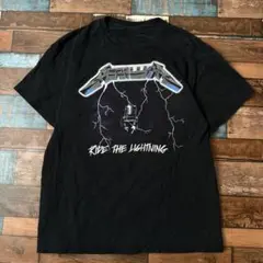 ビンテージ　古着　METALLICA メタリカ　バンド　メンズ　半袖tシャツ　黒のサムネイル