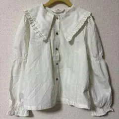 H&M サイズ120-130 ストライプ　シャツ 襟付き