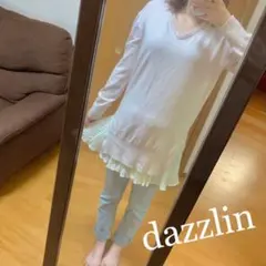 dazzlin 薄手ニットプリーツスカート