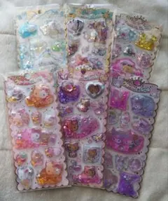 Sanrio サンリオ キラキラ ウォーター イン シール 6点