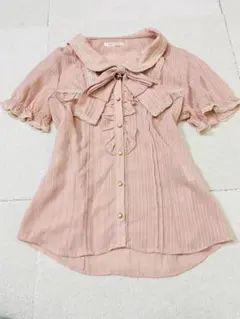 【極美品】axes femme ビックリボン 半袖ブラウス
