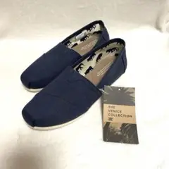 TOMS Venice Collection ネイビー カジュアルスリッポン