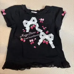Mezzo Piano 黒Tシャツ 110