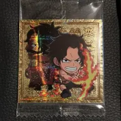 【激レア】ワンピースウエハース12弾 ゴールドパラレルエース＆ロジャー　裏はクマ