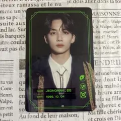 ジョンハン トレカ メンバーシップ SEVENTEEN