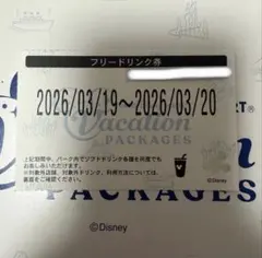 ディズニー　バケーションパッケージ　バケパ　フリードリンク券