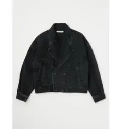 ブラックデニムジャケット デニムジャケット