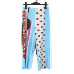 プリーツプリーズ　細身のクロップドパンツ 美品！プリーツプリーズ クロップドパンツ ポケットつき