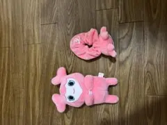 【TWICE】モモ MIVELY ぬいぐるみマスコット・ヘアアクセサリー セット