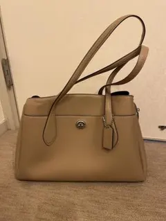 【美品】コーチ COACH ローラ キャリーオール ベージュ