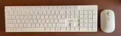 Lenovoホワイト ワイヤレスキーボードとマウスセット
