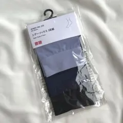 【新品未使用】ユニクロ ＊ シアーソックス 3足組